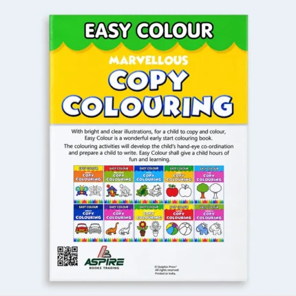 Easy Colour – Marvellous Copy Colouring Book for Kids