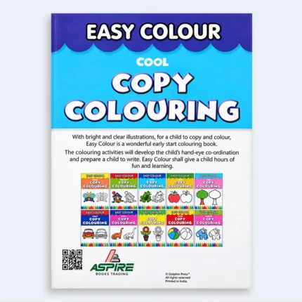 Easy Colour – Cool Copy Colouring Book for Kids
