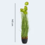 Decorative Artificial Green Grass Plant with Pot 140 cm