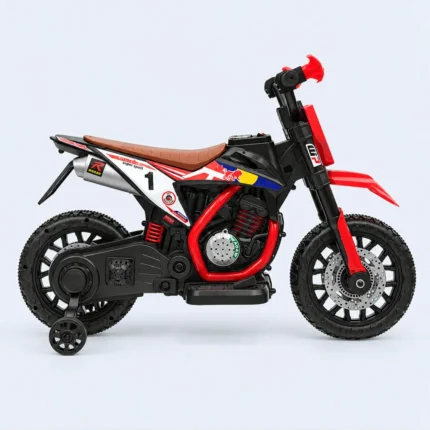 Kids Electric Dirt Bike Ride-On Motorcycle with Training Wheels