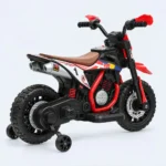Kids Electric Dirt Bike Ride-On Motorcycle with Training Wheels