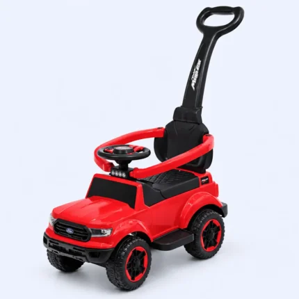 Kids 3-in-1 Push Ride-On Car with Parent Handle & Safety Guard