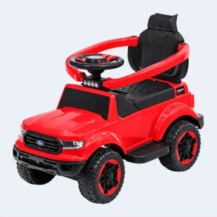 Kids 3-in-1 Push Ride-On Car with Parent Handle & Safety Guard