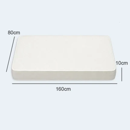 Quilted Mattress – 80 × 160 × 10 cm