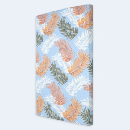 Single Foam Mattress with Printed Cover – 90 × 190 × 5 cm