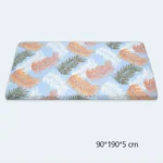 Single Foam Mattress with Printed Cover – 90 × 190 × 5 cm
