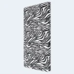 Single Foam Mattress with Zebra Print Cover – 90 × 190 × 5 cm
