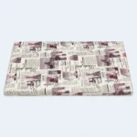 Single Foam Mattress with Newspaper Print – 90 × 190 × 5 cm