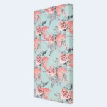 Single Foam Mattress with Floral Print – 90 × 190 × 7 cm