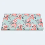 Single Foam Mattress with Floral Print – 90 × 190 × 7 cm