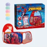 Spider-Man Kids Play Tent with 50 Balls – 120 × 67 cm