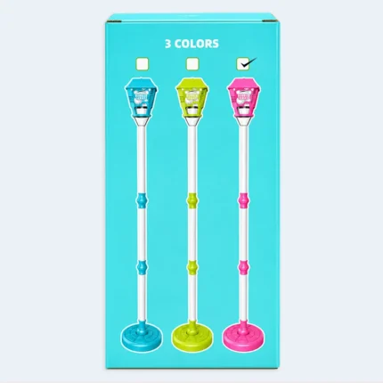 Kids Bubble Street Lamp Machine with Lights – Ages 3+ Pink