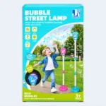 Kids Bubble Street Lamp Machine with Lights – Ages 3+ Green