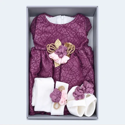 Pinky Dolls Baby Girls Floral Party Dress Gift Set