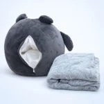 Baby Panda Cushion with Blanket – Soft Plush Comfort Set