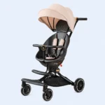 Premium Kids Stroller with Canopy, Safety Harness & Footrest