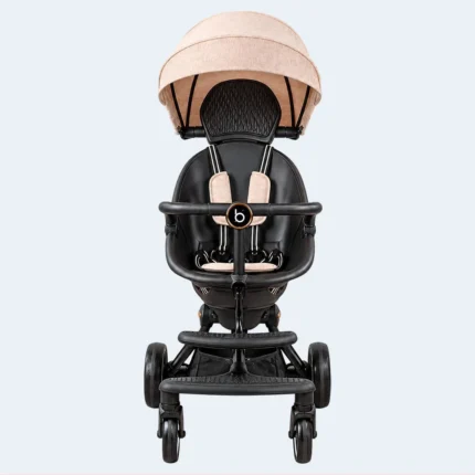 Premium Kids Stroller with Canopy, Safety Harness & Footrest