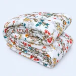 Single Comforter 3-Piece Bedding Set with Floral Print