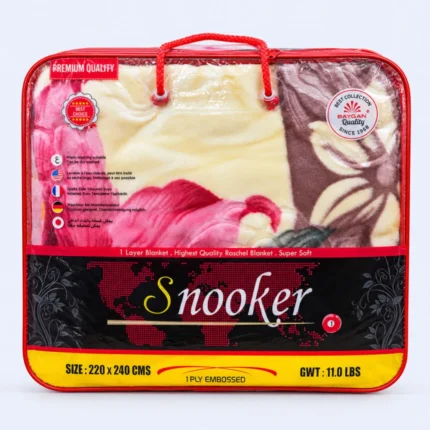 Snooker Super Soft Raschel Blanket 220 × 240 cm – 1 Ply