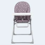 Baby High Chair with Padded Seat, Feeding Tray & Footrest