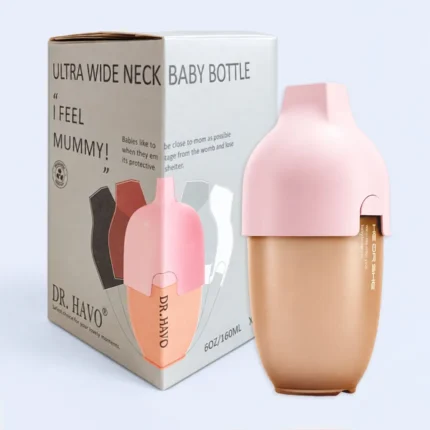 Dr. Hayo Ultra Wide Neck Baby Bottle 160 ml with Protective Cover