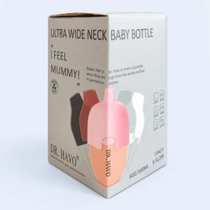Dr. Hayo Ultra Wide Neck Baby Bottle 160 ml with Protective Cover