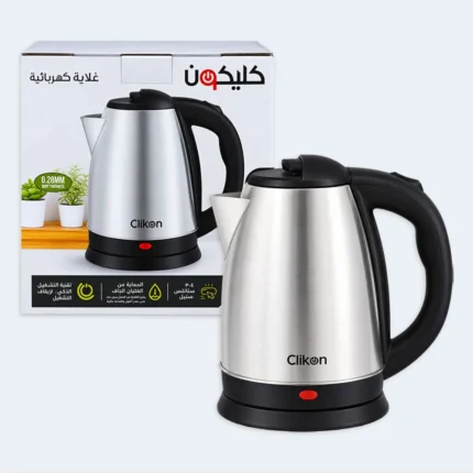 Clikon Stainless Steel Electric Kettle 1.8L with Auto Shut-Off