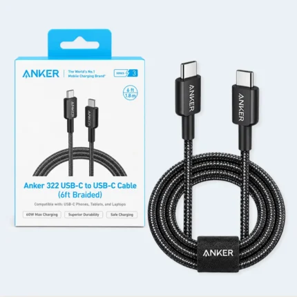 Anker 322 USB-C to USB-C Braided Cable 1.8m 60W