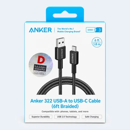 Anker 322 USB-A to USB-C Braided Cable 1.8m