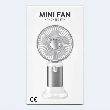 Portable Mini Handheld Fan with Desktop Stand