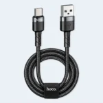 Hoco DU46 USB-A to USB-C Braided Charging Data Cable 1M 3A