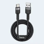Hoco DU46 USB-A to USB-C Braided Charging & Data Cable 2M 3A