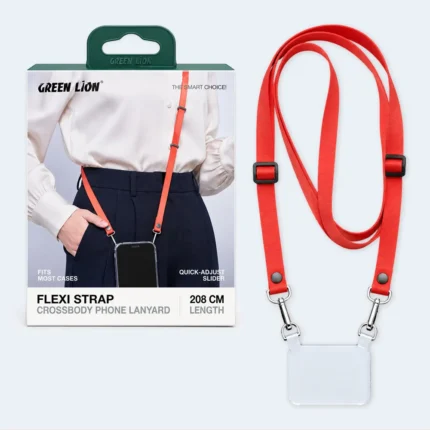 Green Lion Flexi Strap Crossbody Phone Lanyard 208cm