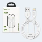 Hoco DU01 USB-A to Lightning Charging & Data Cable 1M 2.4A
