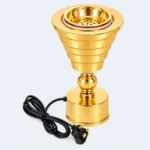 Luxury Golden Electric Bukhoor Incense Burner 8 x 20 cm
