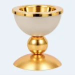 Luxury Gold & Beige Bukhoor Incense Burner Bowl 8 x 10 cm