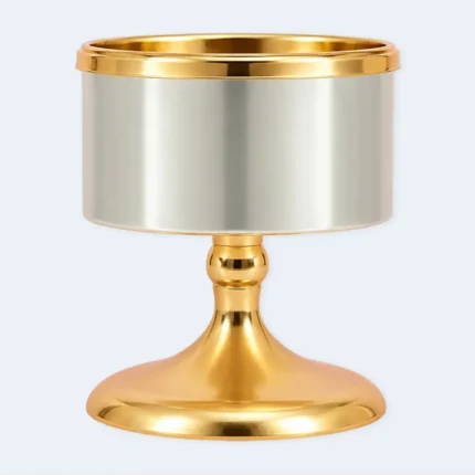 Luxury Gold & Silver Bukhoor Incense Burner Stand 7 x 8 cm