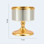 Luxury Gold & Silver Bukhoor Incense Burner Stand 7 x 8 cm