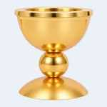 Luxury Golden Bukhoor Incense Burner Bowl with Stand 9 x 10 cm