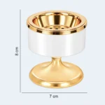 Luxury White & Gold Bukhoor Incense Burner Stand 7 x 8 cm