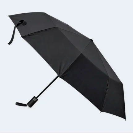 Compact 3-Fold Automatic Travel Umbrella with Cover – 33 cm