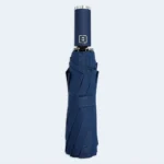 Compact 3-Fold Automatic Travel Umbrella with Strap – 33 cm