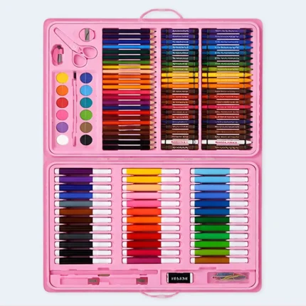 Kids 152-Piece Colouring & Drawing Art Set in Carry Case 36 x 29 cm