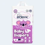 BabyK Premium Baby Diapers Size 4 Large 9–14 kg – 46 Pieces