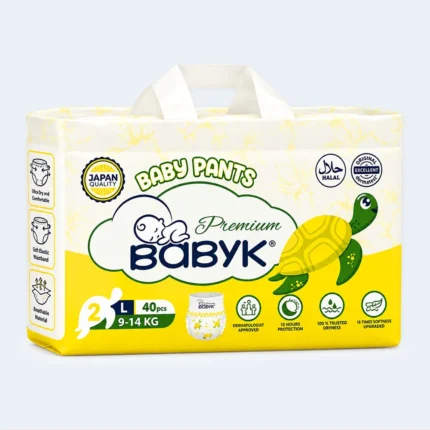 BabyK Premium Baby Pants Size 2 L 9–14 kg – 40 Pieces