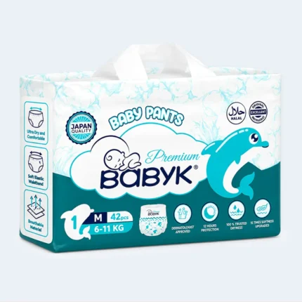 BabyK Premium Baby Pants Size 1 M 6–11 kg – 42 Pieces