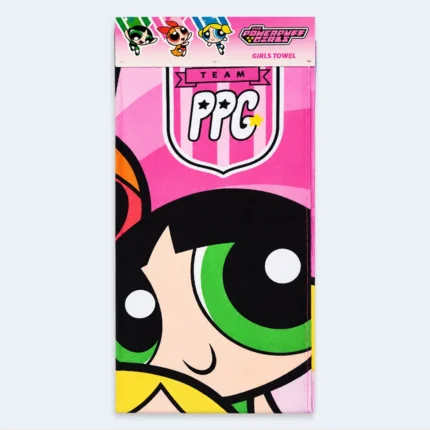 The Powerpuff Girls Towel 60 × 120 cm – Pink