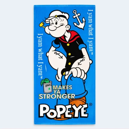Popeye Kids Towel 60 × 120 cm – Blue