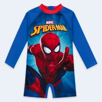 Marvel Spider-Man Boys Long Sleeve Swimwear – Age 3-4 Years