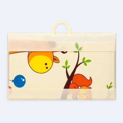 Kids Foldable Animal Forest Play Mat – 150 × 200 cm